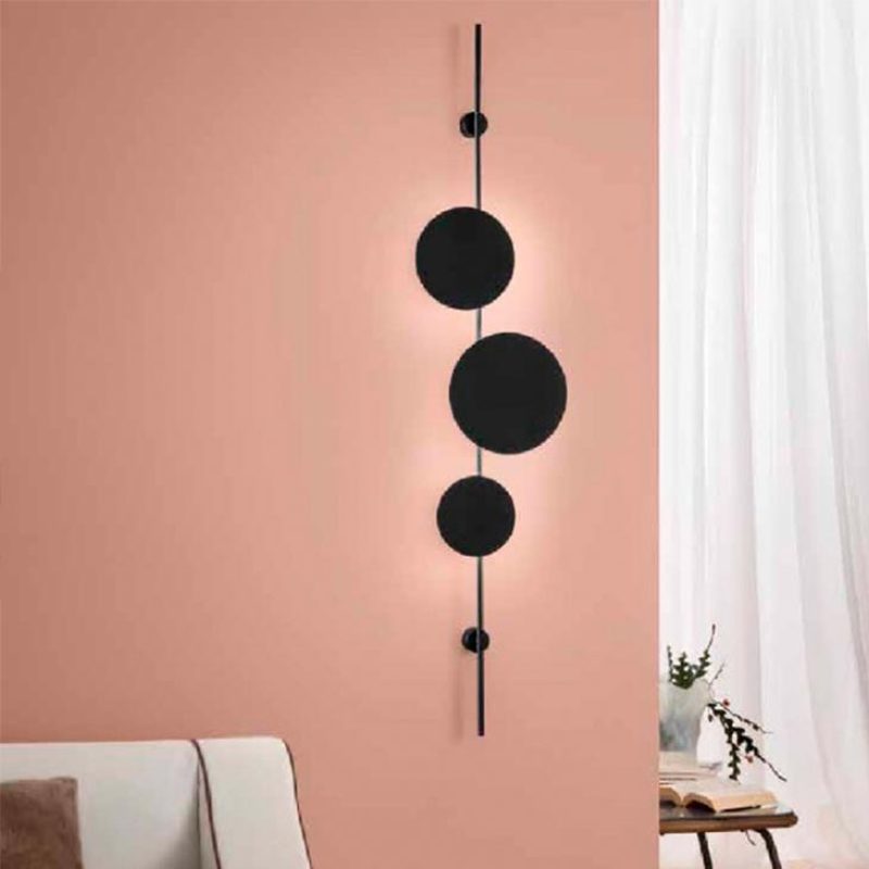 Lampada da muro Led idol AP nero