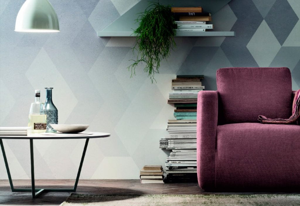 Tavolino Nemo  Maronese metalizzato color Nichel