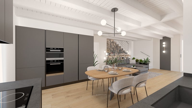 5 Idee per Cucina e Soggiorno Open-Space Eleganza e Modernità