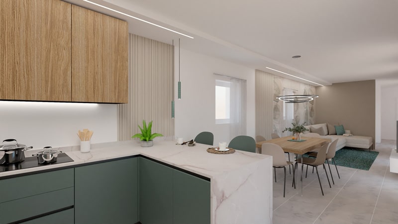 5 Idee per Cucina e Soggiorno Open-Space Eleganza e Modernità