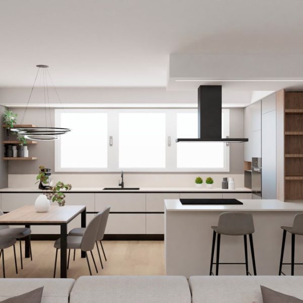 5 idee per progettare la cucina e soggiorno open space per una casa elegante e moderna
