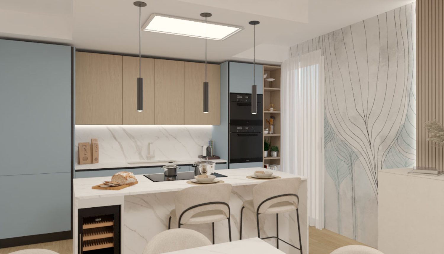 Come scegliere il colore della cucina: 4 palette per uno stile moderno