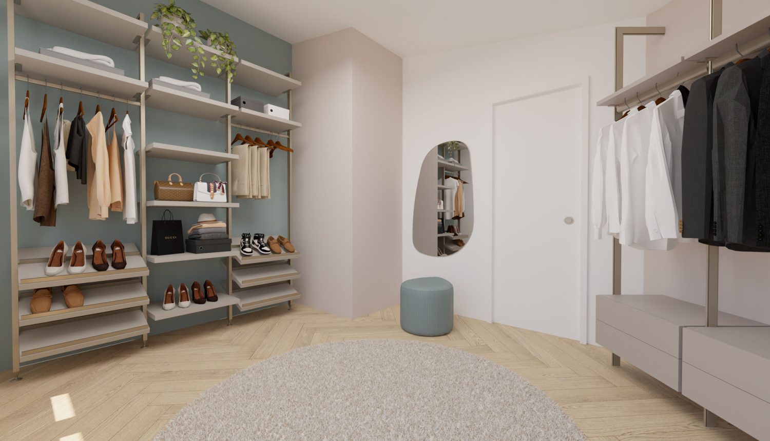 Cabina armadio su misura: realizzala con l’aiuto di un interior designer