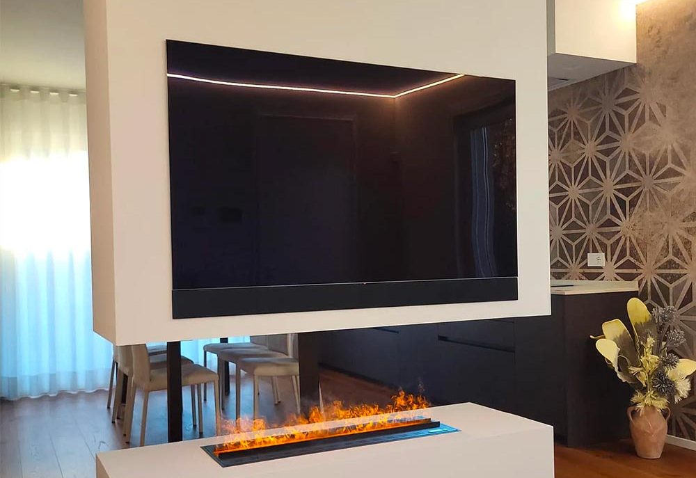 Arredamento casa moderna in stile contemporaneo con eleganza e dettagli su misura