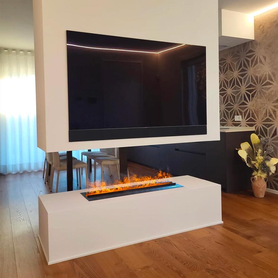 Arredamento casa moderna in stile contemporaneo con eleganza e dettagli su misura