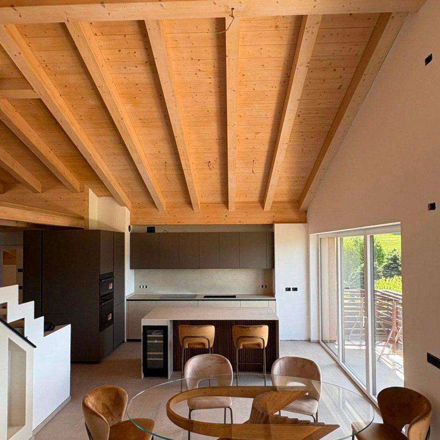 Casa in montagna contemporanea Design alpino moderno