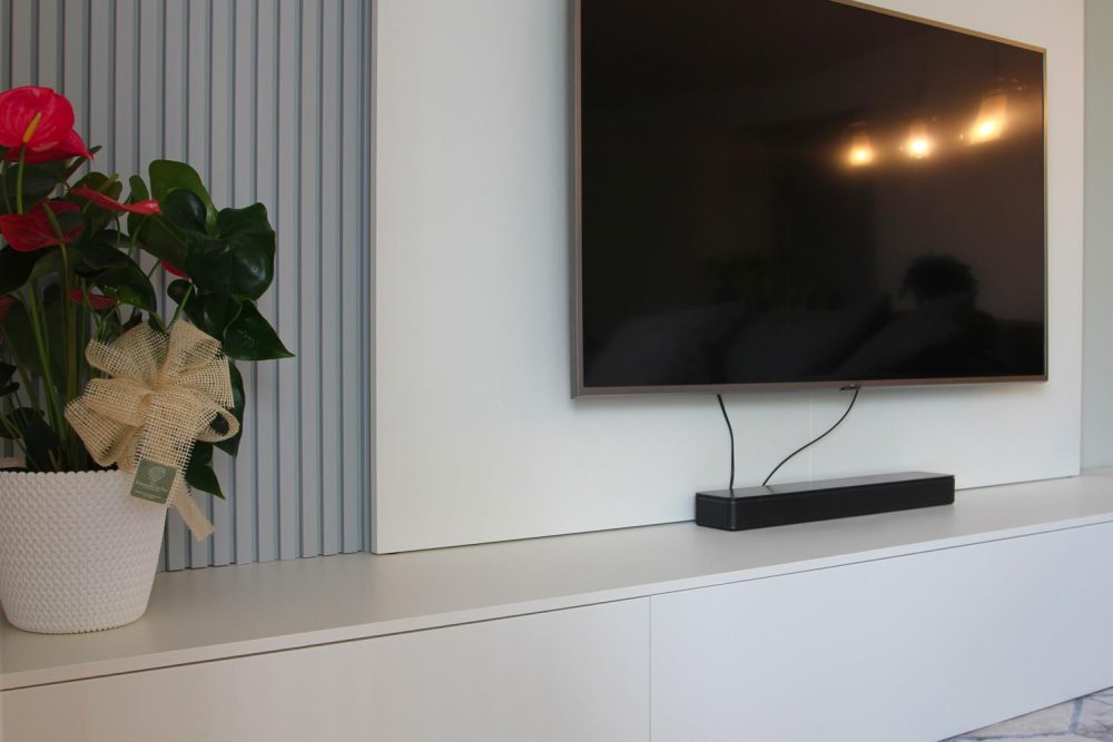 Zona Living Attico moderno e accogliente Interior design luminoso